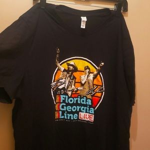 Florida Georgia Line LIVE Concert t shirt 2xl
